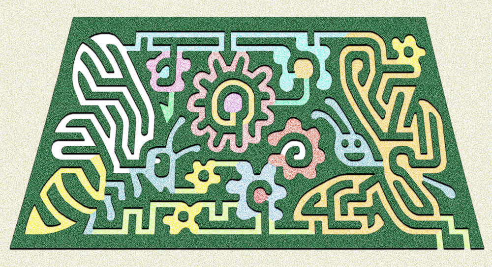 Explore our huge corn maze in Donnellson, Iowa