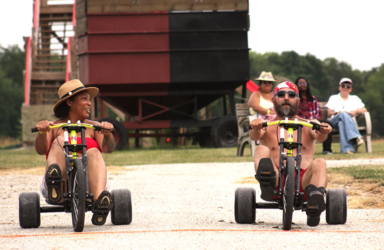 The Annual Testicle Festival at Appleberry Orchards in Donnelson, Iowa